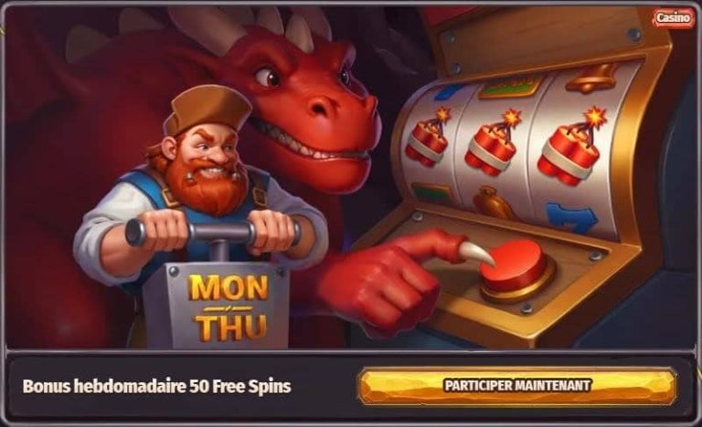 Dragonia Casino bonus hebdomadaire