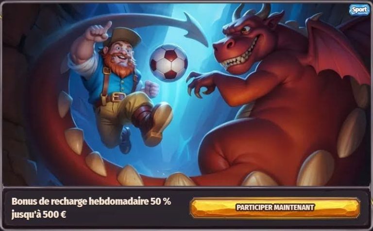 Dragonia Casino bonus recharge hebdomadaire