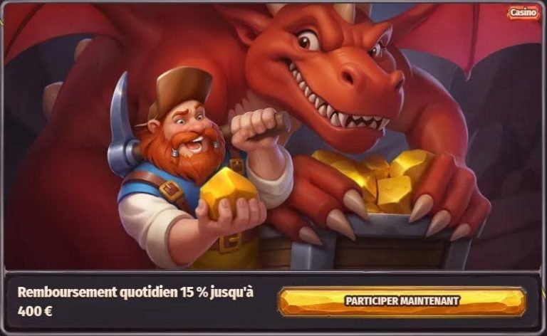 Dragonia Casino Cashback