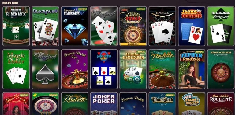 Dragonia Casino jeux table