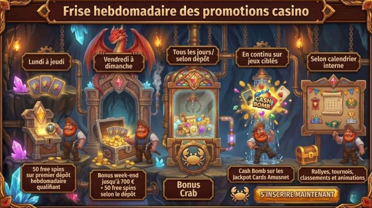 Dragonia Casino promotions hebdomadaires